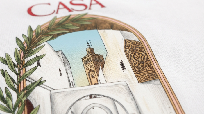 CASABLANCA medina T-shirt oversized