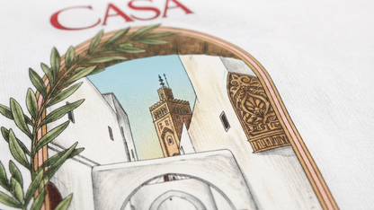 CASABLANCA medina T-shirt oversized