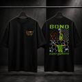 Bono Everywhere Pixel Oversized Black T-Shirt