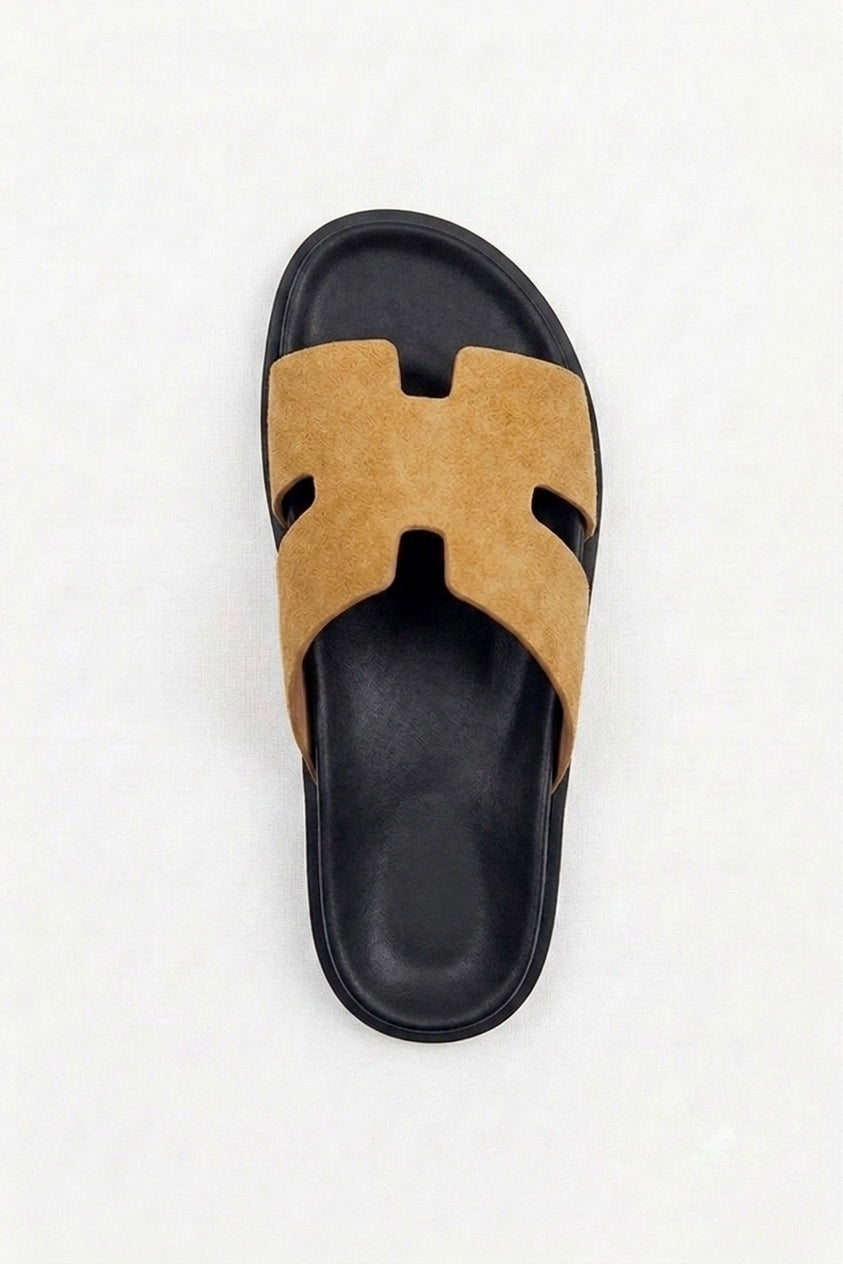 Sandales Daim Beige