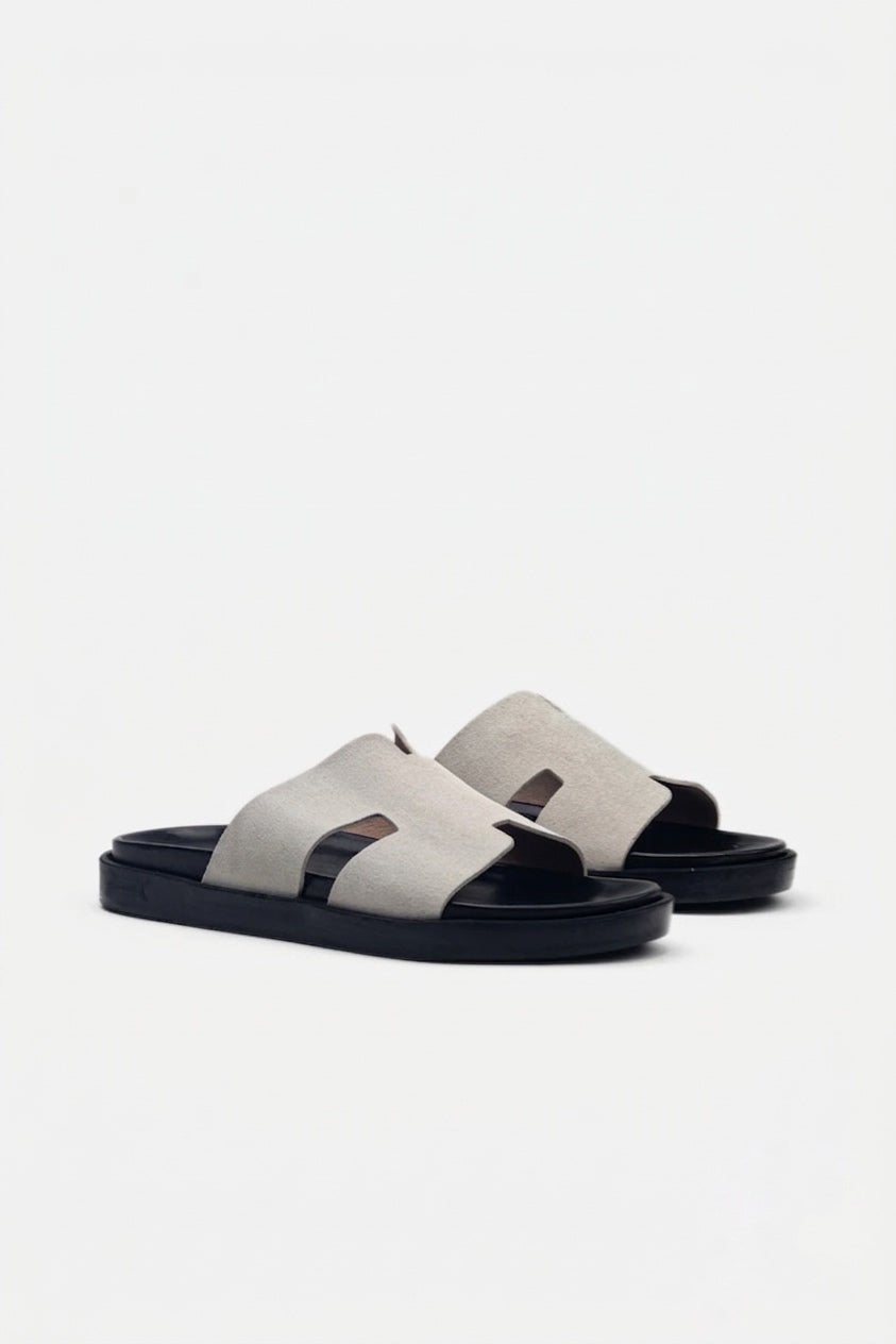 Sandales  Daim Gris