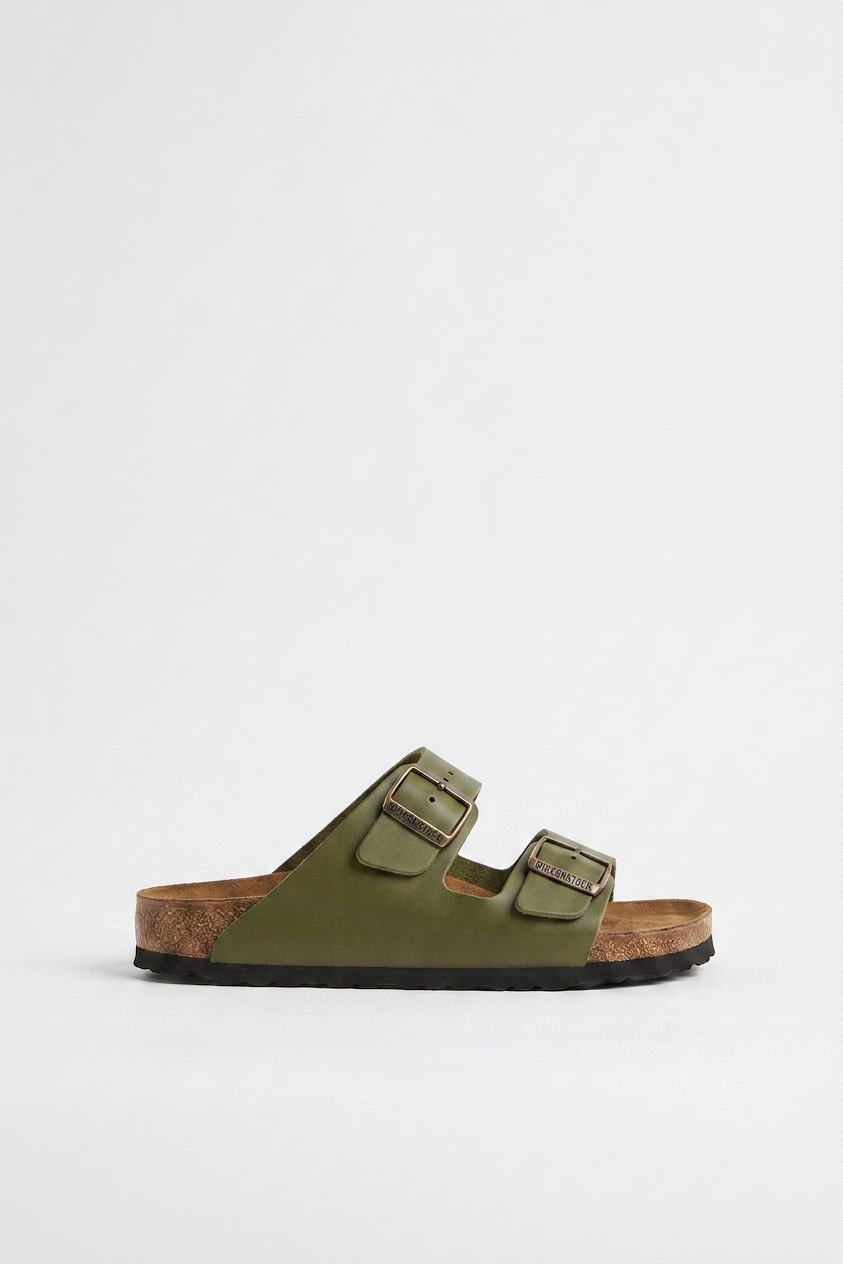 Sandales Double Boucle  Vert– Shoes