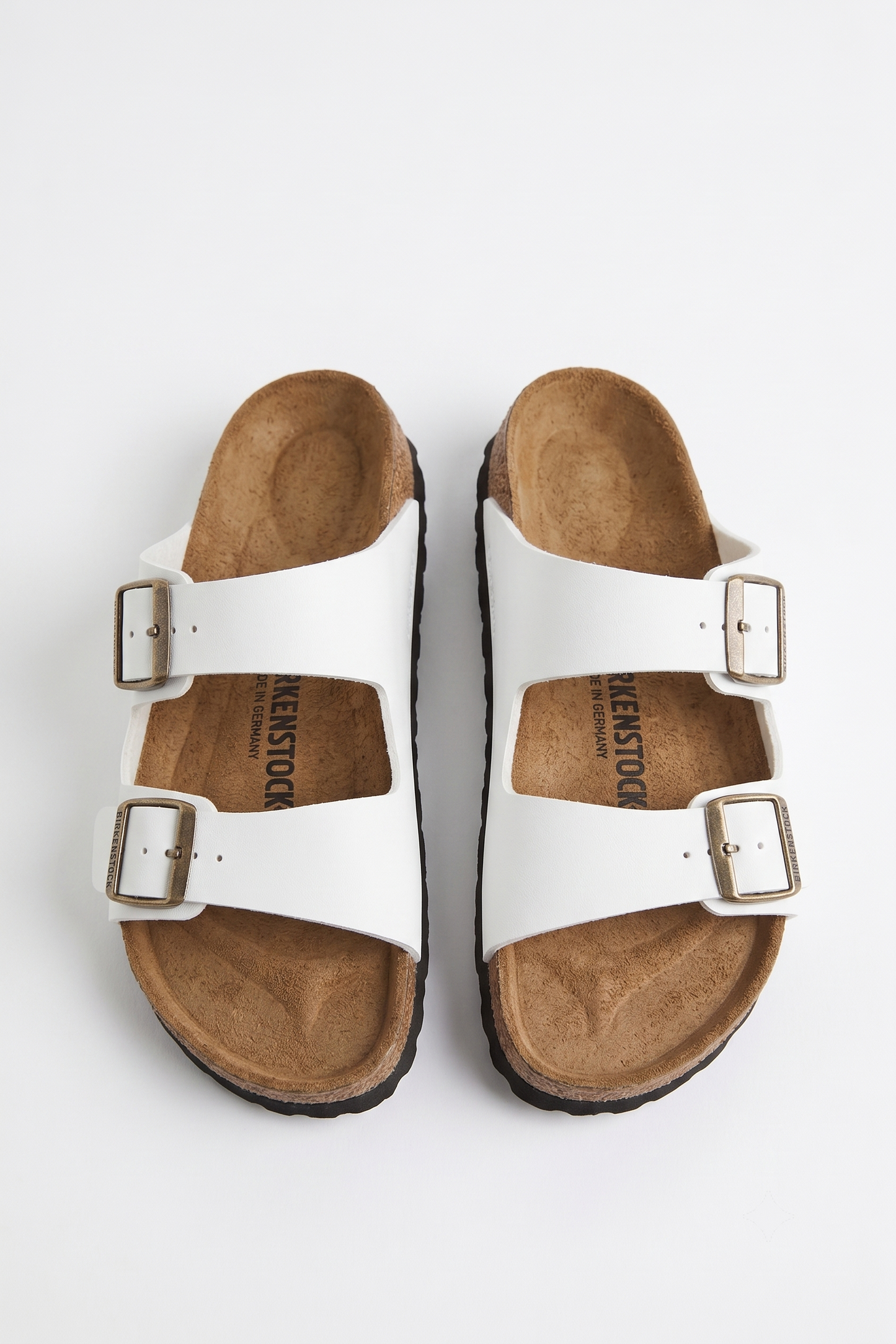 Sandales Double Boucle Blanches