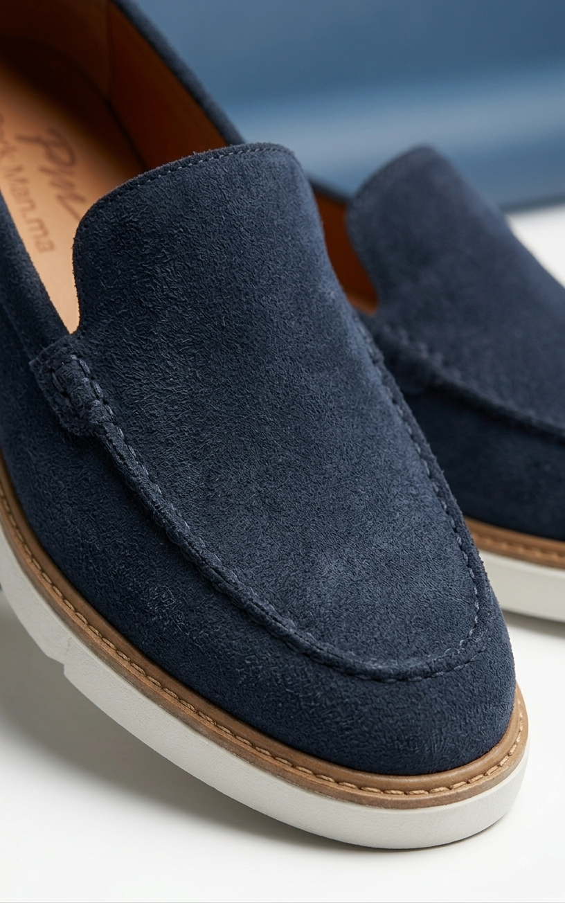 Mocassin  Bleu